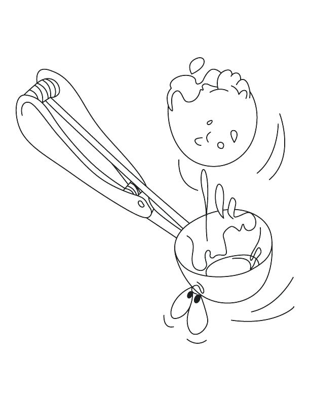 612x792 Ice Cream Scoops Coloring Pages Ice Cream Scoops Coloring Pages