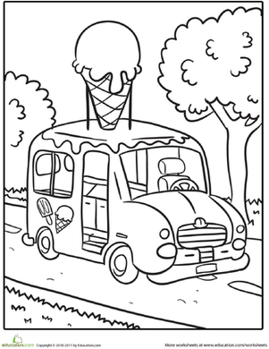 301x390 Ice Cream Truck Worksheet