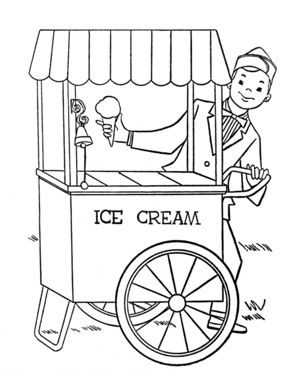 980x1200 Ice Cream Parlor Coloring Pages Download And Print For Free