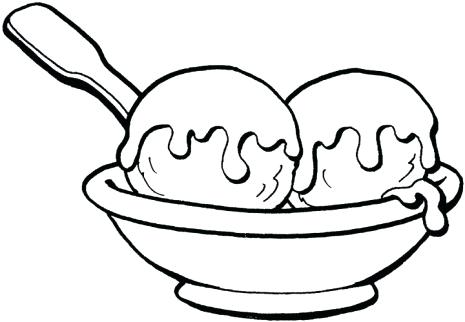 465x322 Ice Cream Sundae Coloring Template And Ice Cream Coloring Pages 3