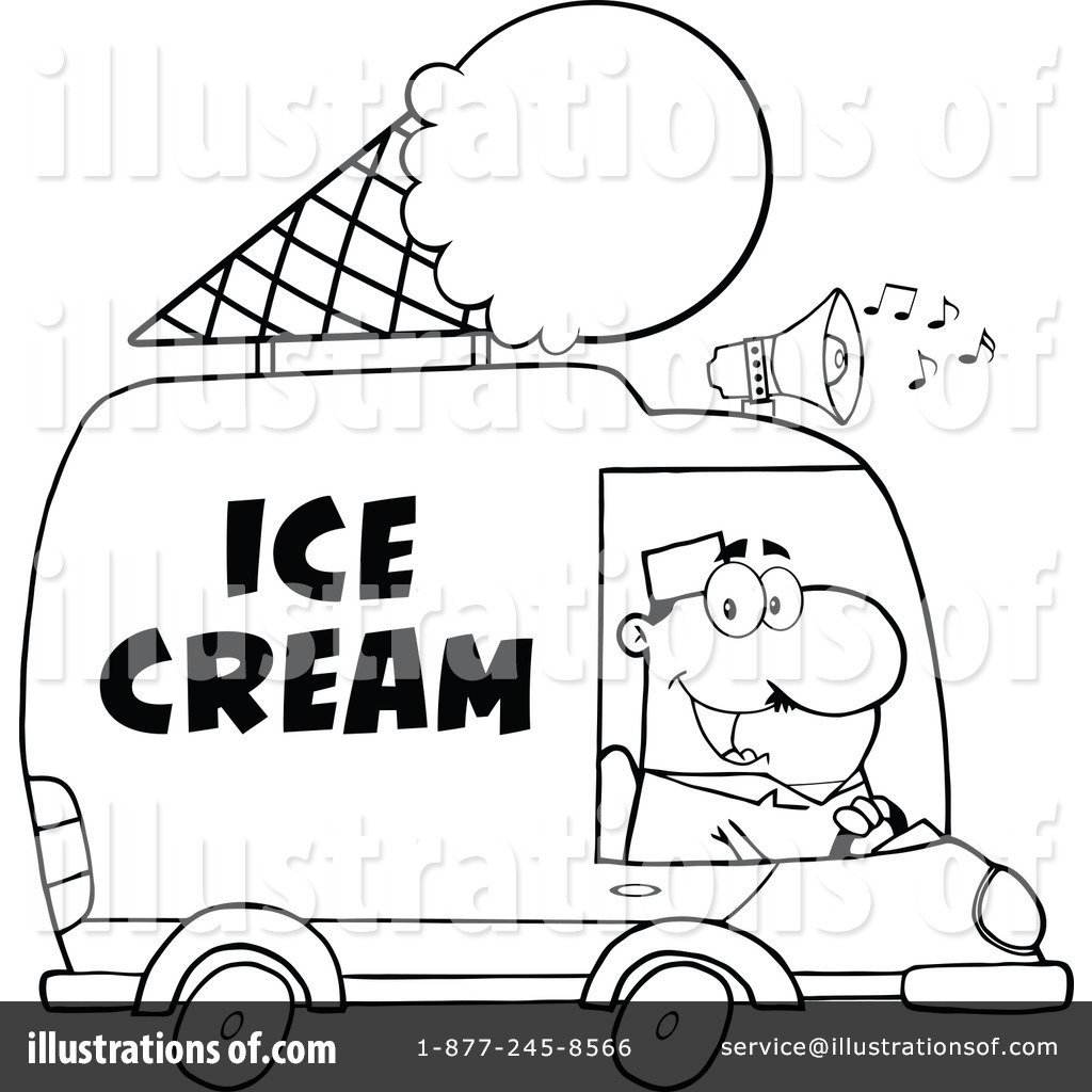 1024x1024 Ice Cream Truck Clipart