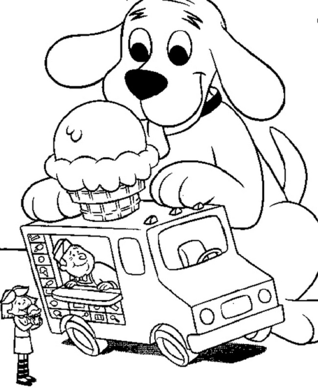 650x794 Ice Cream Truck Coloring Pages Coloring Pages