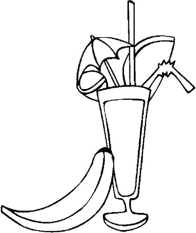 400x476 Drinks Coloring Pages