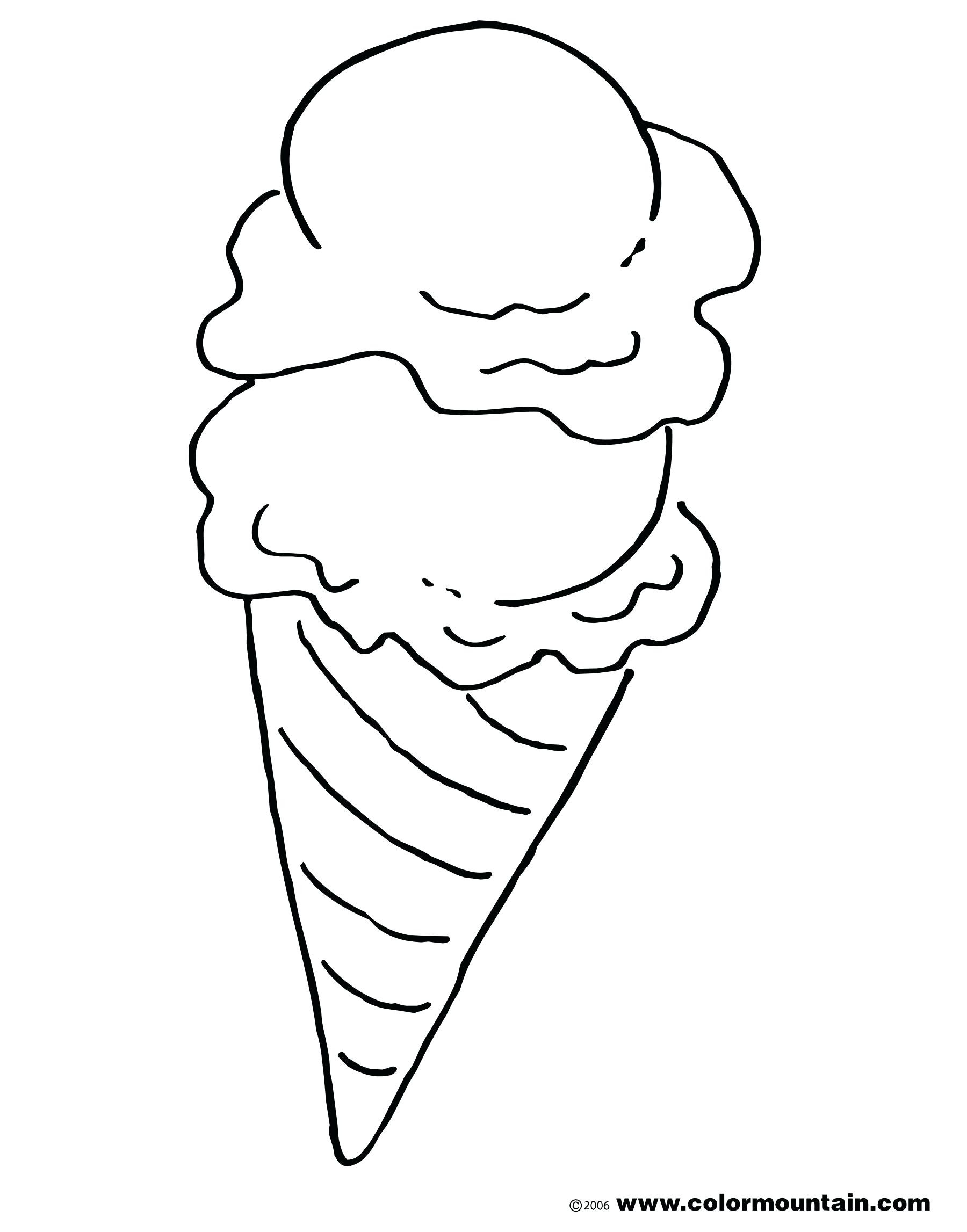 1800x2294 Coloring Pages Ice Cream Scoops Copy Templates And Amazing Scoop