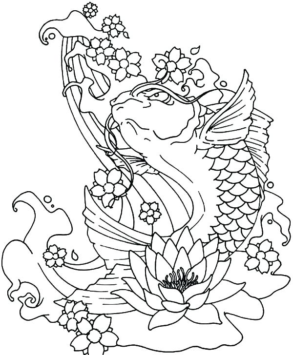 600x728 Fishing Coloring Pages Coloring Page Fish Coloring Page Fish