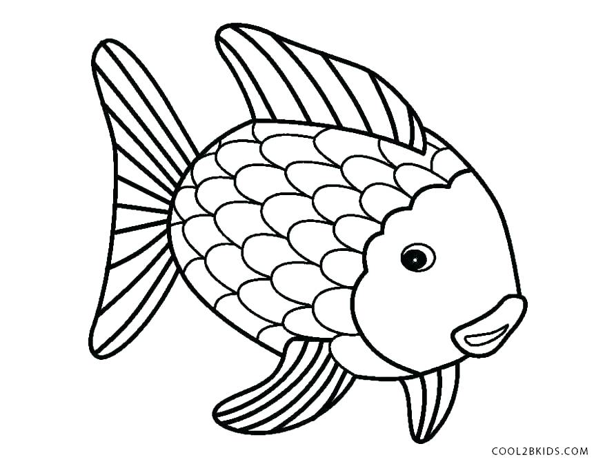 890x689 Coloring Pages Of Fish Cute Fish Coloring Page Free Printable