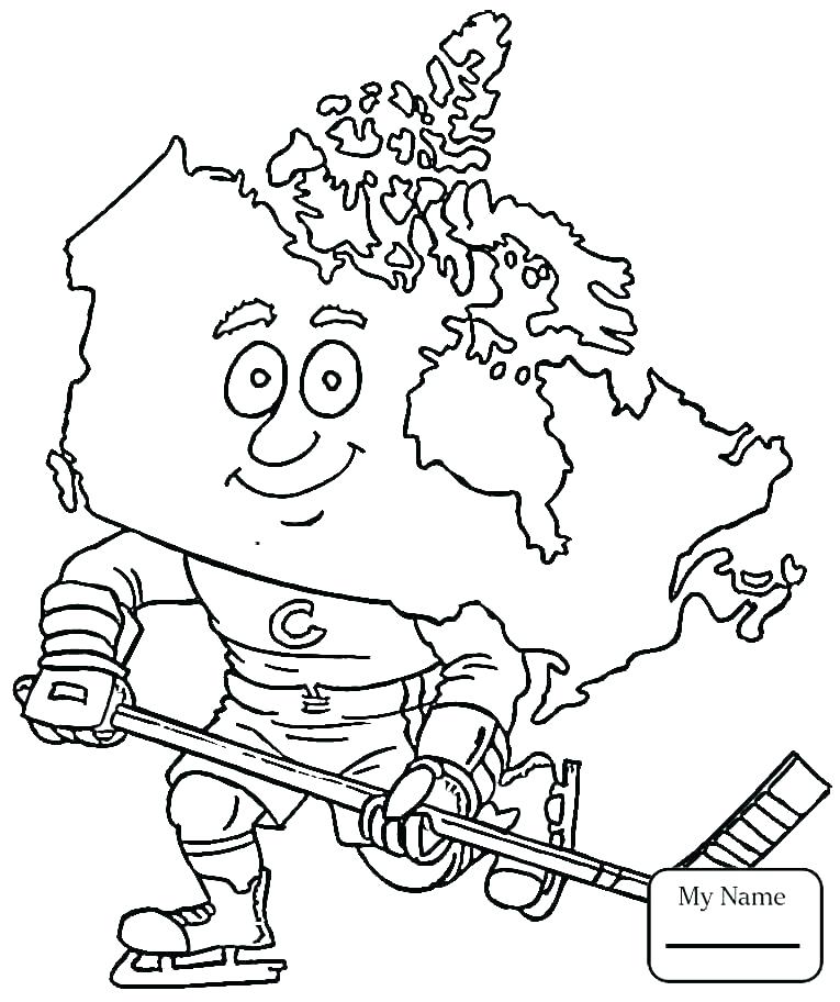 765x912 Free Online Hockey Coloring Pages Hockey Coloring Pages Plus