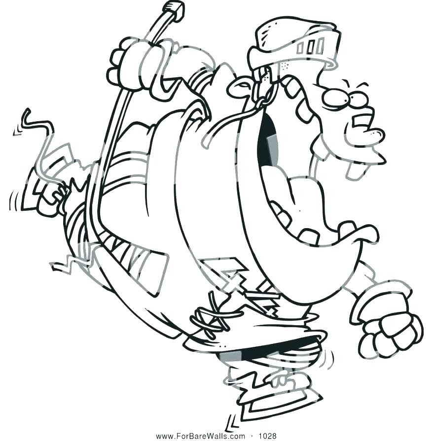878x895 Hockey Goalie Coloring Pages Hockey Player Coloring Pages Hockey