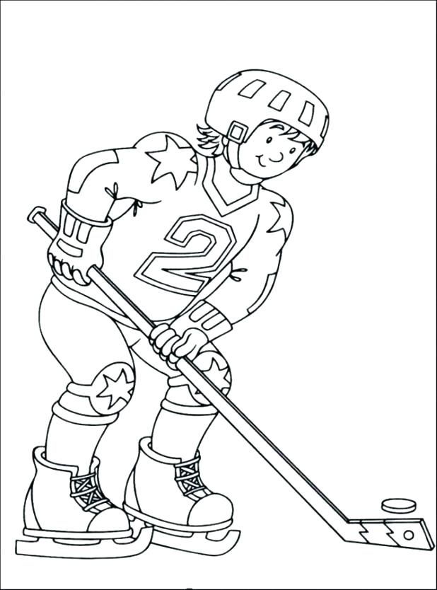618x834 Ice Hockey Coloring Pages Hockey Color Pages Hockey Coloring Pages