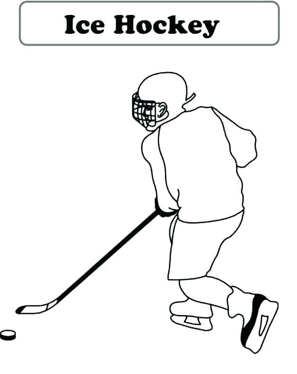 580x729 Nhl Coloring Pages Ice Hockey Coloring Pages Hockey Goalie