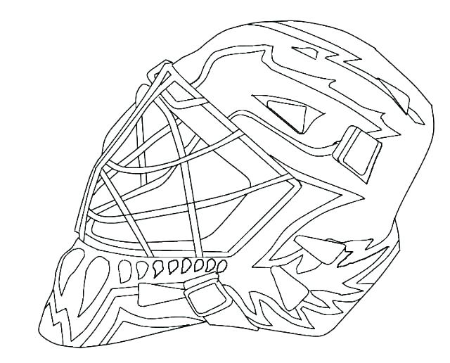 640x516 Nhl Logos Colouring Pages Logo Coloring Hockey Goalie Click To See