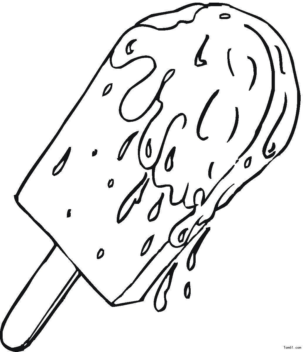 1033x1200 Popsicle Coloring Page 6033226