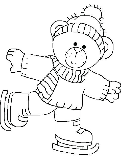 479x648 Ice Skating Coloring Pages