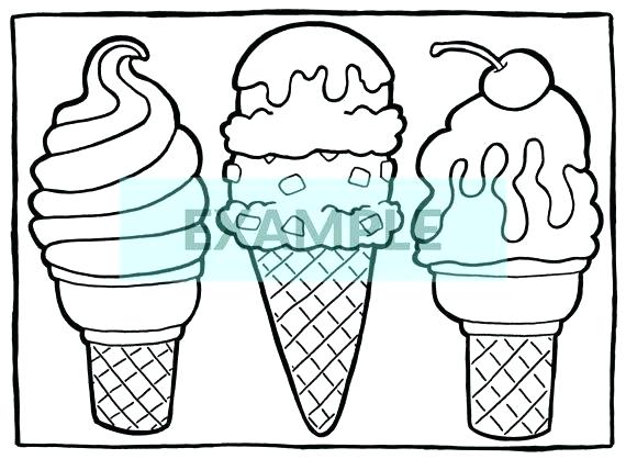 570x418 Empty Ice Cream Cone Coloring Page Pictures Of Free Pages Cupcake