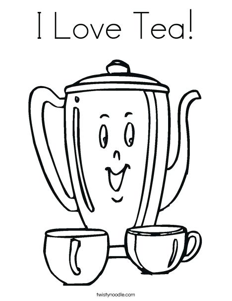 468x605 Tea Coloring Pages Happy Teapot Coloring Page Fancy Nancy Tea