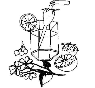 400x370 Drinks Coloring Pages