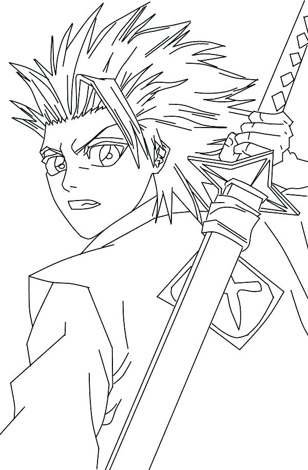 600x914 Bleach Printable Coloring Pages Ichigo Coloring Pages Fotosdavid