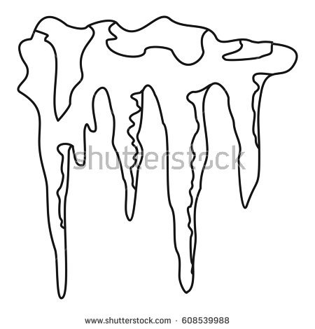 Icicle Coloring Pages