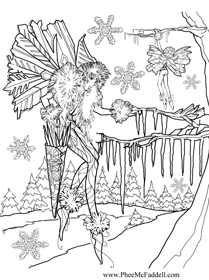 670x900 Hanging Icicles Fantastical Coloring Pages