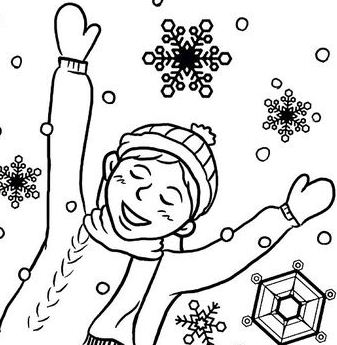 337x345 Kawaii Icicle Coloring Page