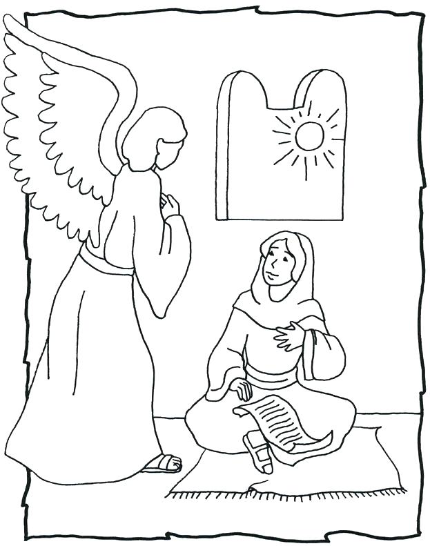 623x791 The Visitation Coloring Page Vanda