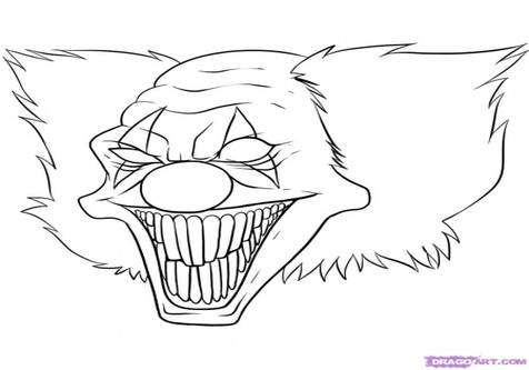 476x333 Joker Easy Graffiti Coloring Page Image Clipart Images