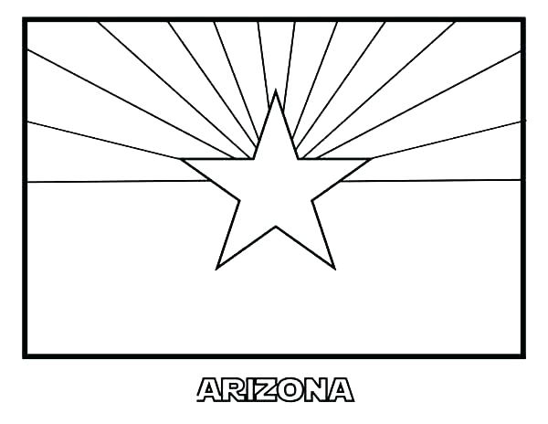 600x464 Idaho State Flag Coloring Page