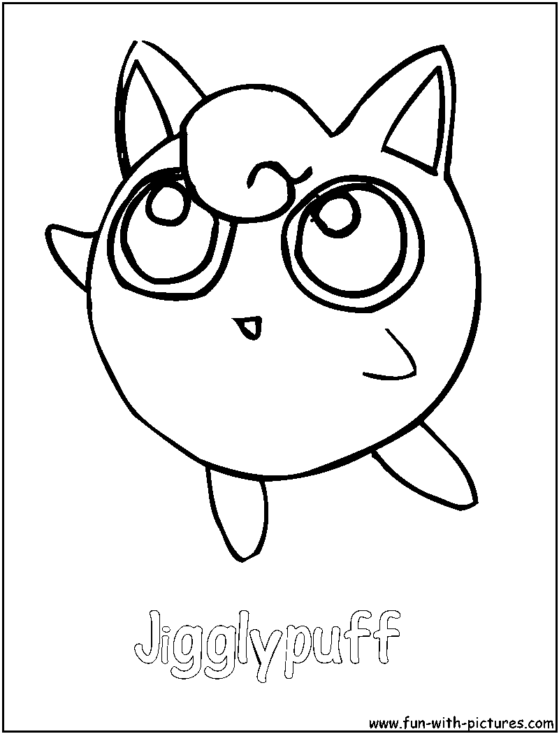 800x1050 Jigglypuff Coloring Pages