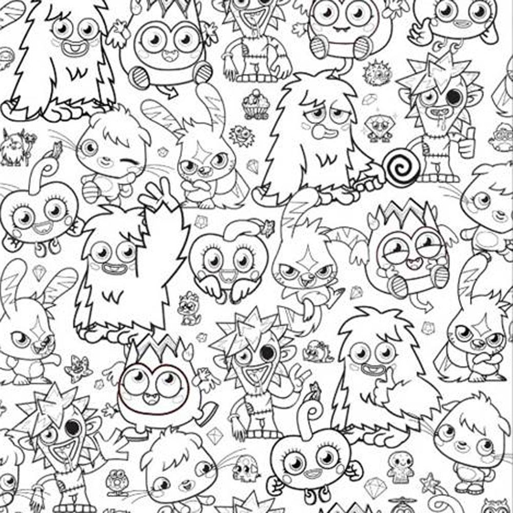 1000x1000 Iggy Moshi Monsters Coloring Page Printable Pages Click The River