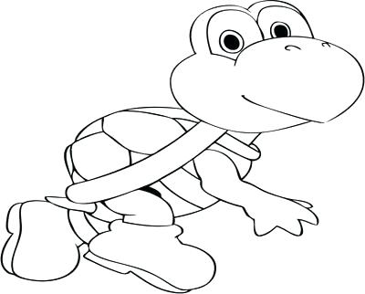 400x322 Koopa Coloring Pages And Easy Coloring Page Iggy Koopa Coloring