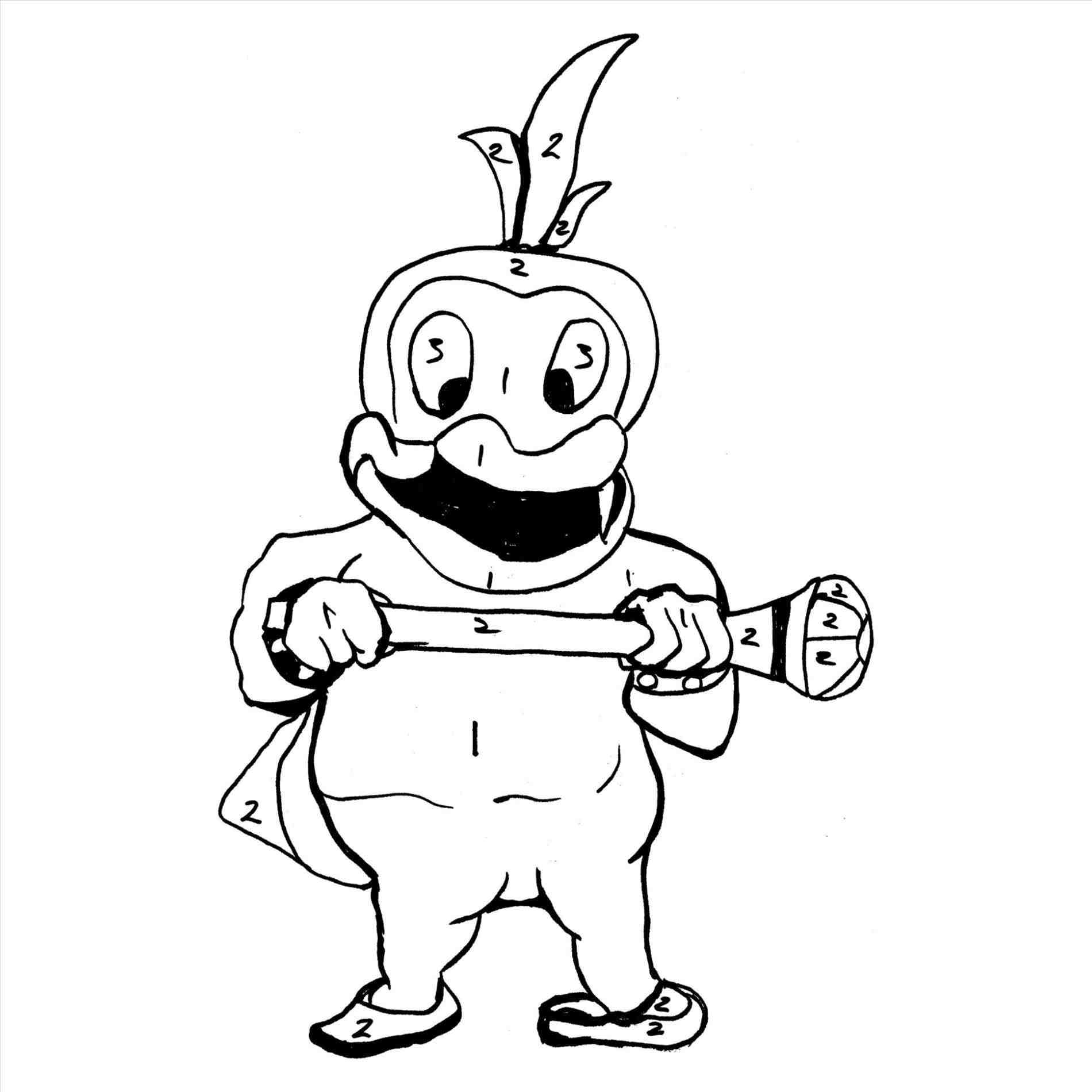 1900x1900 Larry Iggy Koopa Coloring Pages Colouring For Children To Print