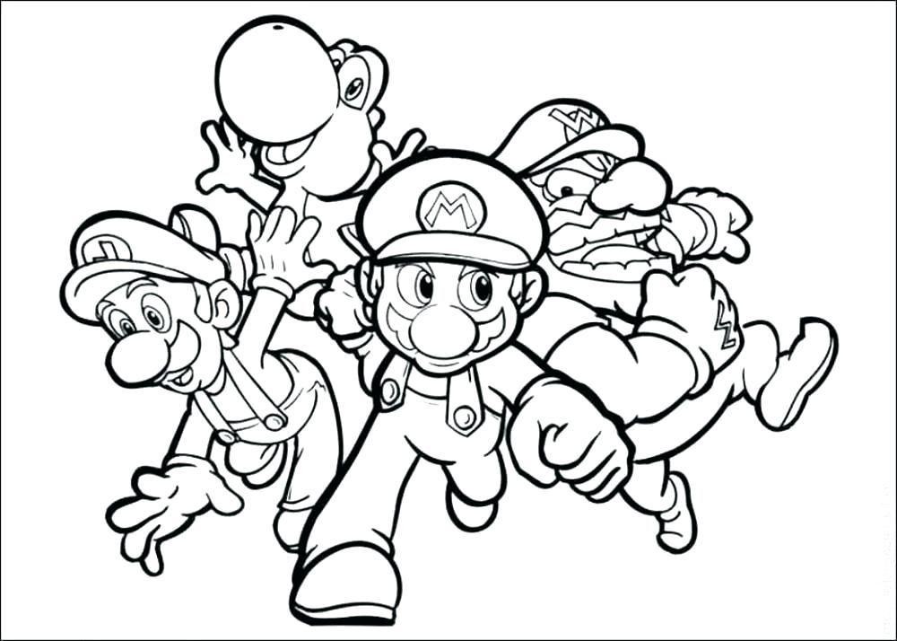 1000x714 Koopa Coloring Pages