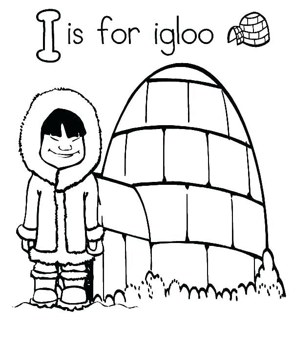 600x722 Igloo Coloring Page Coloring Page Top Rated Igloo Coloring Page