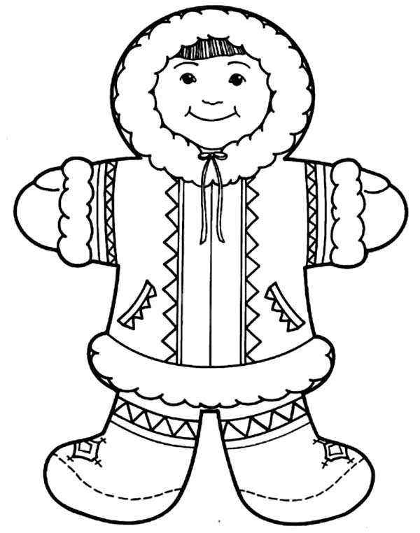 600x762 Amazing Eskimo Coloring Page Colouring In Good Eskimo Cute Eskimo