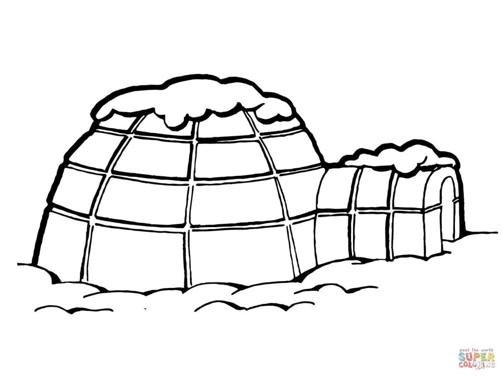 1024x768 Igloo Worksheet Kindergarten Numbers Patterns Dot To And Coloring