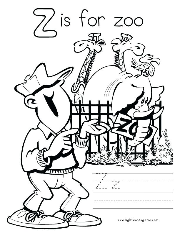 612x790 Alphabet Coloring Pages Letter Z Coloring Page 1 Free Colouring