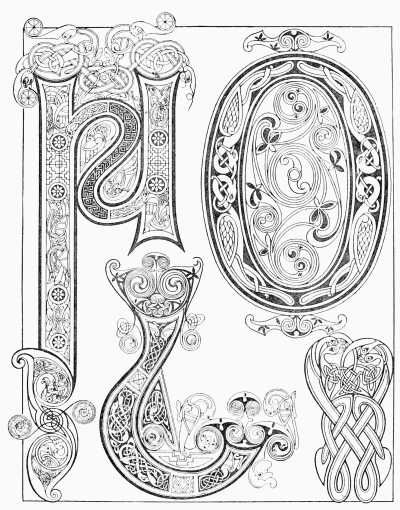 Illuminated Manuscript Coloring Pages