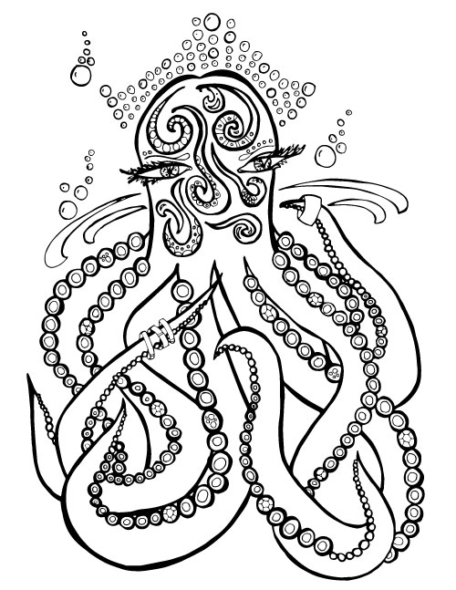500x647 Ocean Coloring Pages For Adults