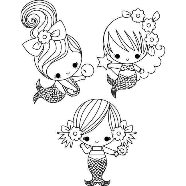 650x650 Remarkable Ideas Images Of Coloring Pages 30 Stunning Mermaid