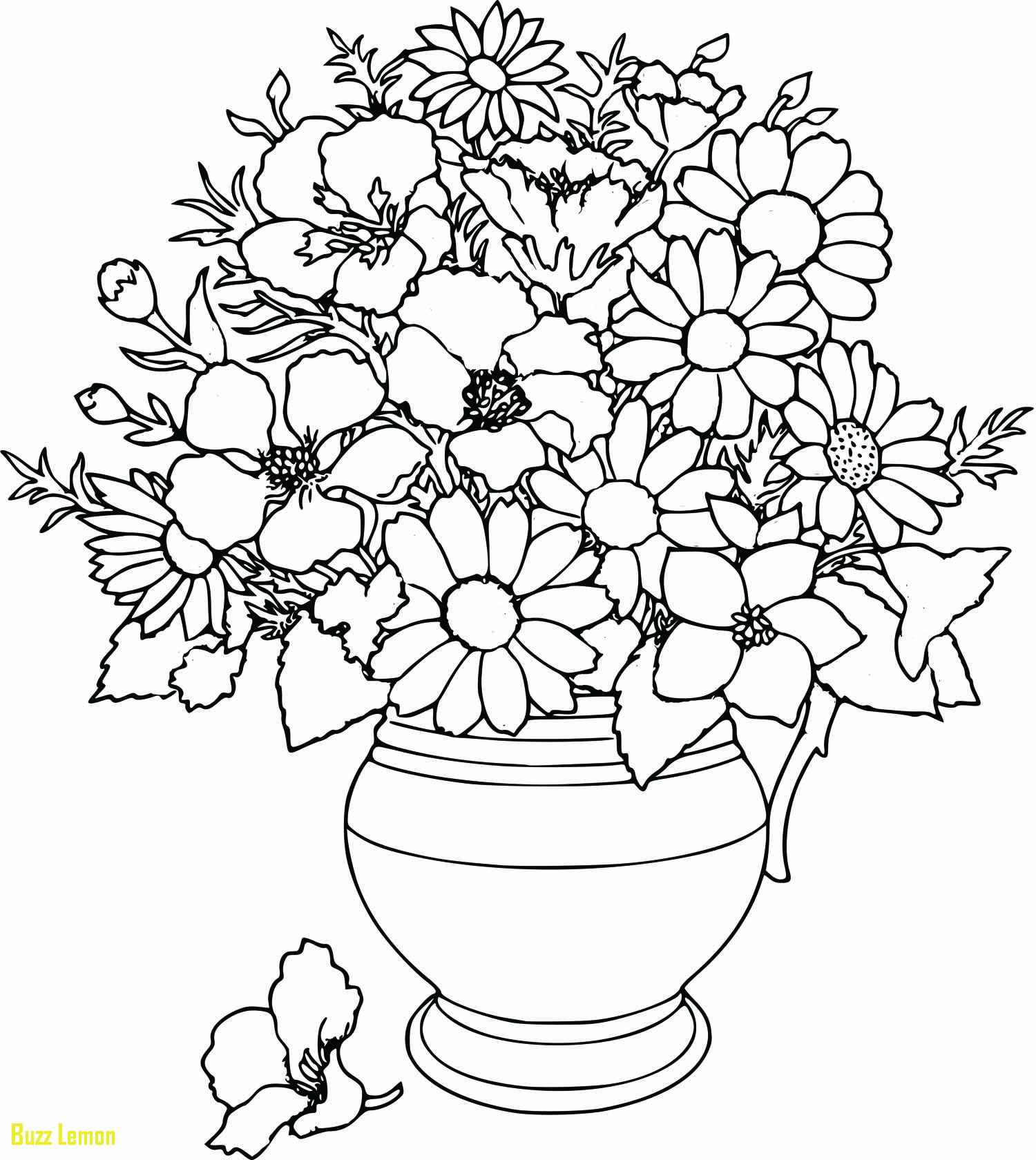 1500x1680 Best Of Coloring Page Flowers Buzz Coloring