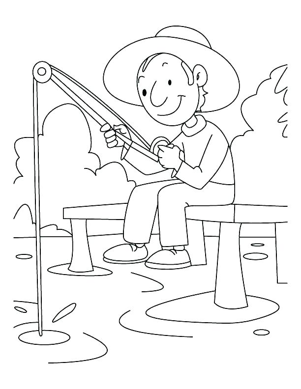 612x792 Fishing Coloring Pages Fishing Coloring Pages Fish Coloring Pages