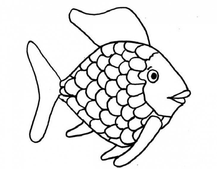 730x569 Kids Printable Rainbow Fish Coloring Page Free Creative Kids