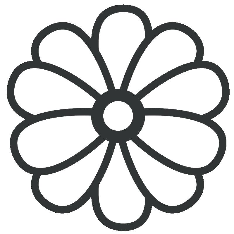 800x800 Daisy Flower Coloring Pages Flower Color Pages Sugar Skull Adult