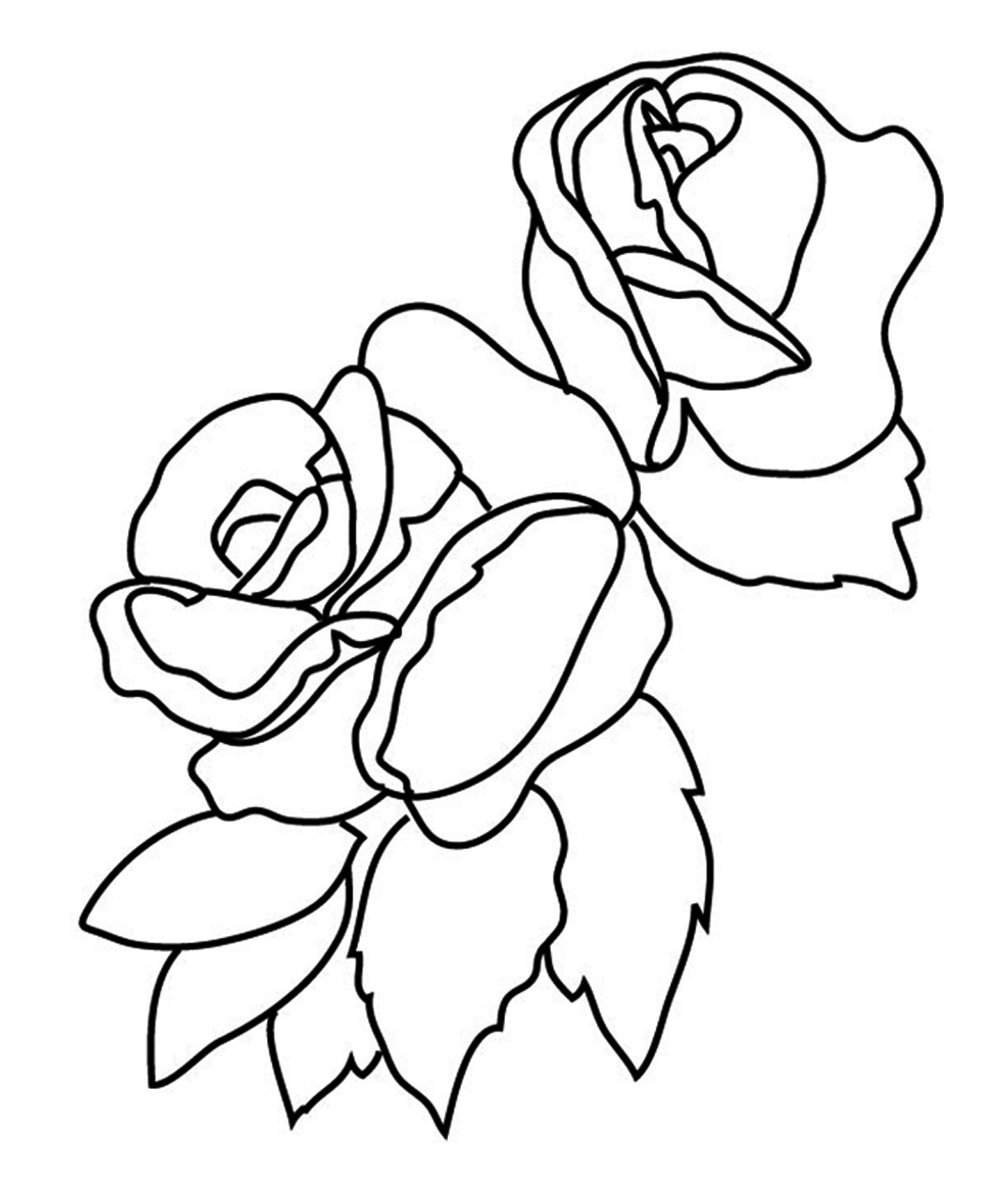 1049x1285 Imagination Coloring Pages Of A Rose Flower 2814 Remarkable Cool