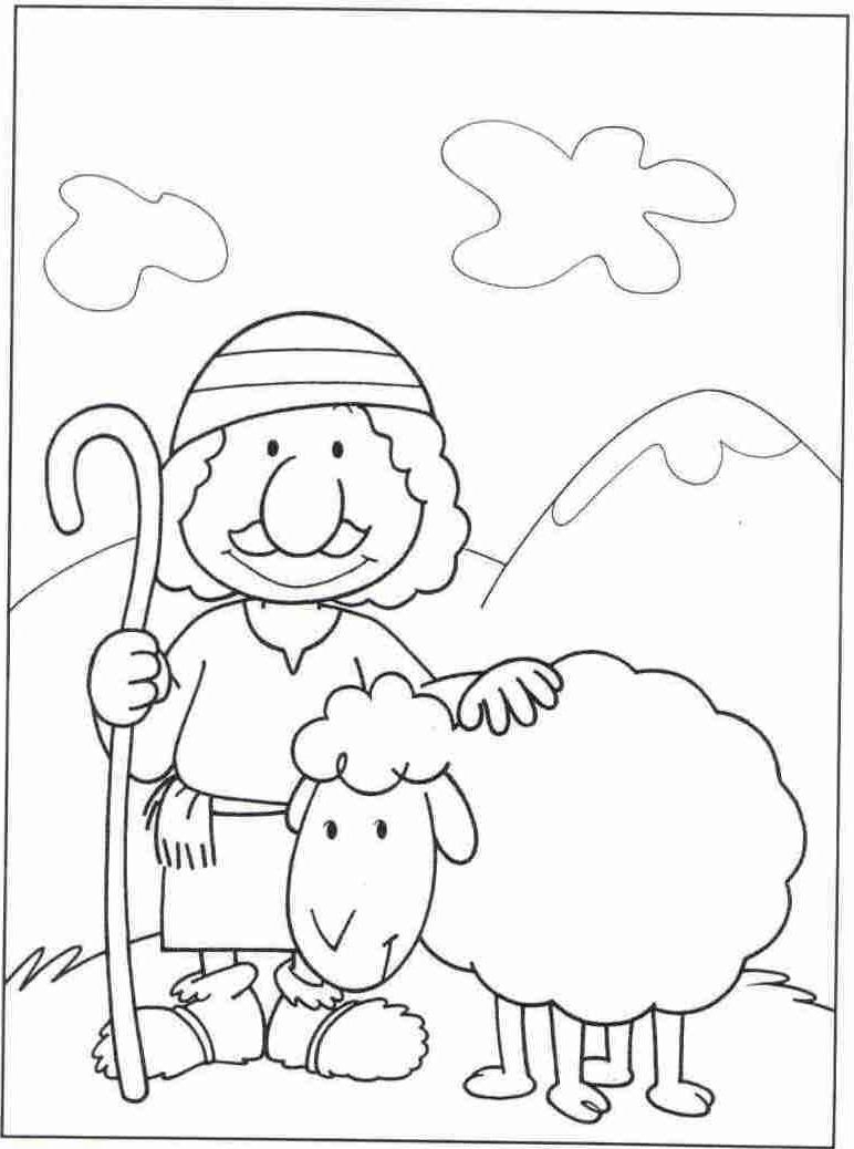 772x1038 Imagination Coloring Pages Sheep And The Sheph