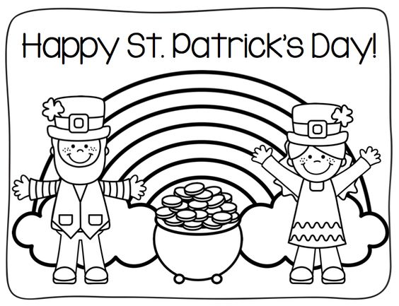 564x433 St Patricks Day Coloring Pages