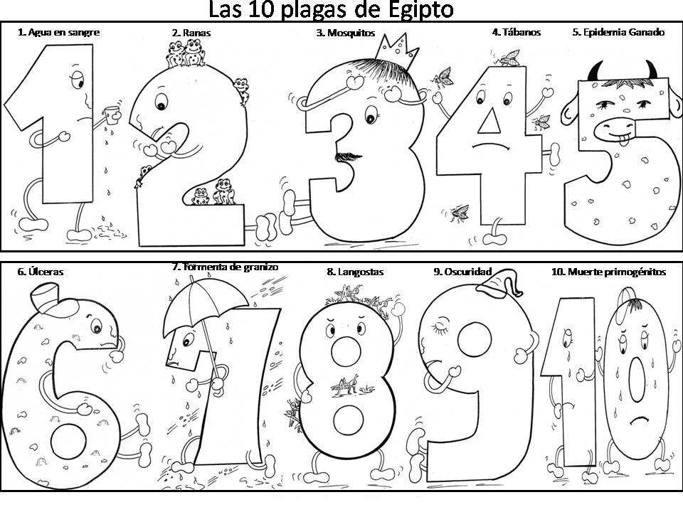 960x720 Ten Plagues Coloring Page, Ole! Make Your Own Passover Haggadah