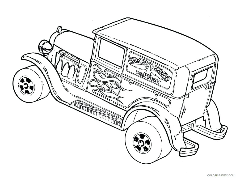 1000x754 Hot Rod Coloring Pages Rat Rod Embroidery Pattern Embroidery Rat