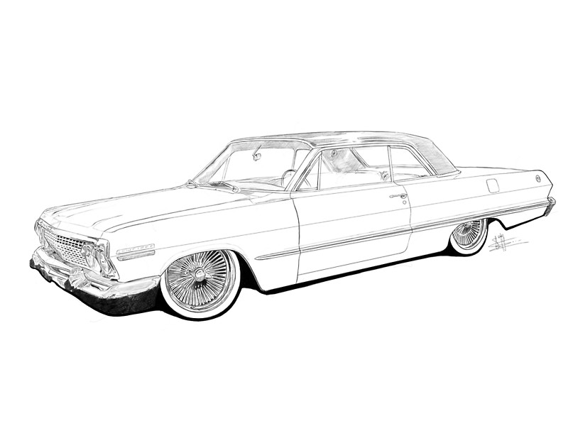 800x600 64 Impala Coloring Pages Color Bros