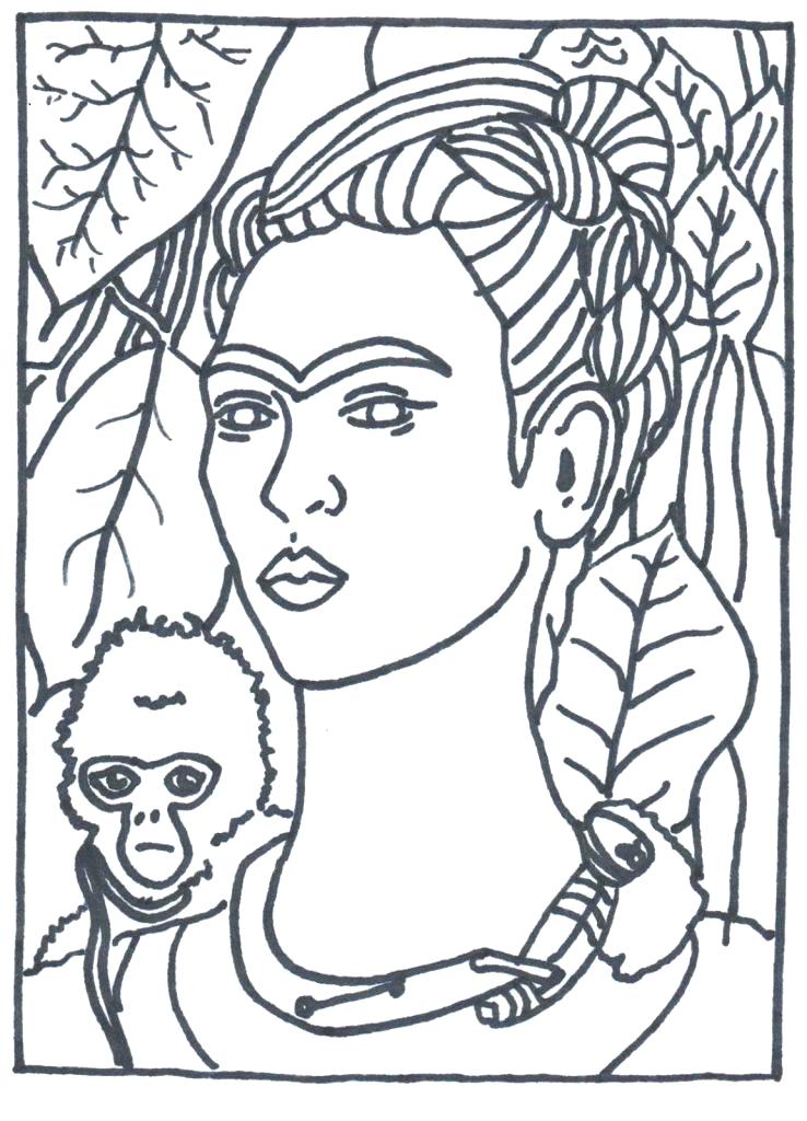 738x1024 Famous Art Coloring Pages Kids Coloring Pages Kids Coloring Famous